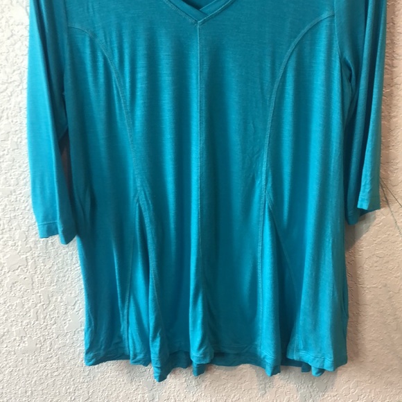 Soft Surroundings turquoise top - Picture 3 of 6